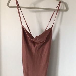 Kookai pink/bronze Fenton dress